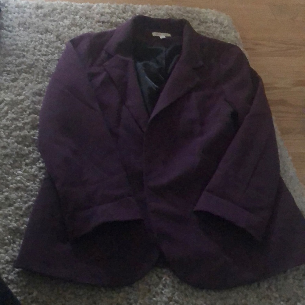 Purple blazer
